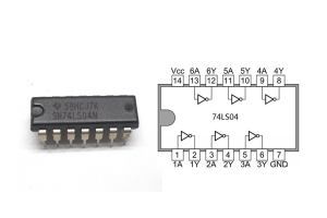 IC 7404 دليل شامل - جدول الحقيقة ، الاستخدامات ، الإيجابيات والسلبيات ، التطبيقات ، pinouts