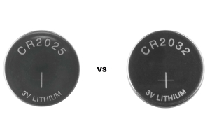 CR2025 VS.بطارية CR2032