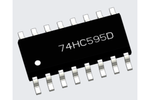 74HC595D انخفاض سجل التحول: شرح Pinout و DATASHING و SYSTEM DIAGRAM