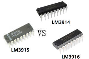 M3914 مقابل LM3915 مقابل LM3916: شرح الاختلافات الرئيسية