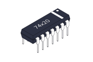 فهم سلسلة 7400: استكشاف البوابات 74HC20 و 74LS20 NAND