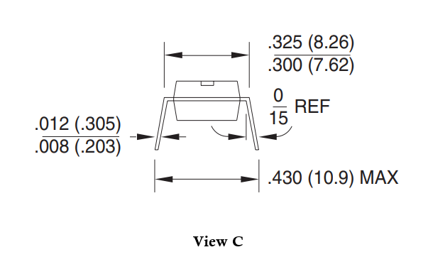 AT24C02 Package View C