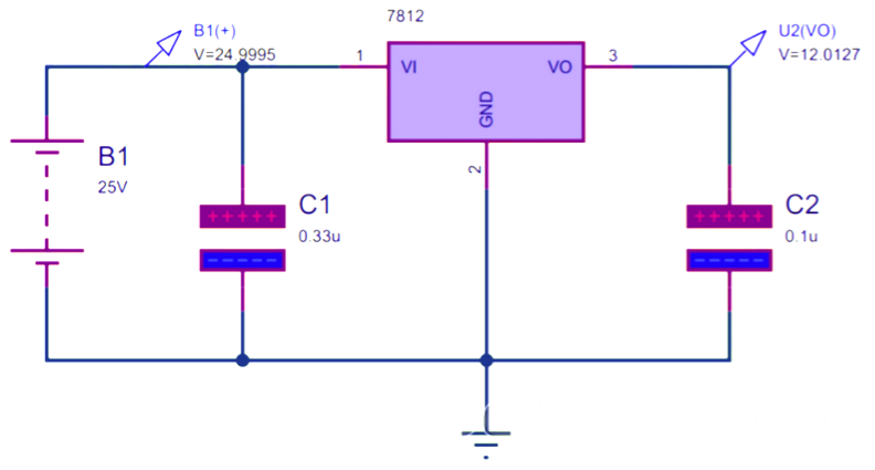 LM7812-Circuit