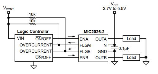 MIC2026 Application Circuit