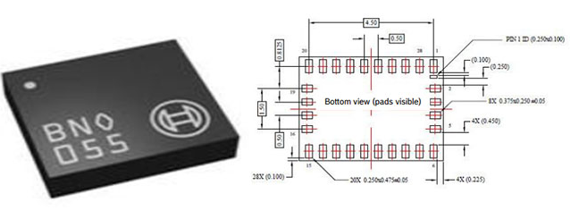 BNO055 Pinout